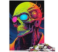 Puzzle 1000 pièces pour Adultes Puzzle Commandant Extraterrestre Jeu de Quiz Défi d'intelligence cérébrale Jouets addictifs 19,7 po x 29,5 po pour Adolescents de 14 Ans et Plus
