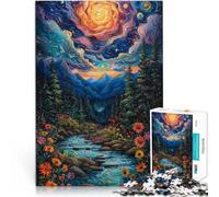 Puzzle 1000 pièces pour Adultes Puzzle de Dessin animé scène de rêve 26 x 38 cm Anti-Stress défi Difficile pour Les Adolescents de 14 Ans et Plus