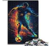 Puzzle 1000 pièces pour Adultes, Puzzle de Footballeur, Casse-tête éducatif, décoration Artistique pour la Maison et Le Bureau, 14 Ans et Plus (Taille 50x75cm)