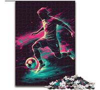 Puzzle 1000 pièces pour Adultes Puzzle de Footballeur pour Adolescents et familles Décoration DIY Parfaite et défi cérébral (Taille 50x75cm)