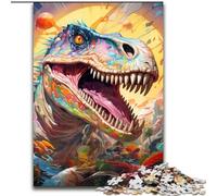 Puzzle 1000 pièces pour Adultes, Puzzle Dinosaur World pour la décoration intérieure, pour Noël et Le Nouvel an pour Les Adolescents (Taille : 50x75cm)