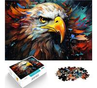 Puzzle 1000 pièces pour Adultes Puzzle éducatif d'apprentissage Aigle 26x38cm Améliorer l'amour Entre Les Couples Convient aux Adolescents de 14 Ans et Plus