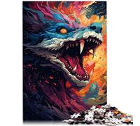 Puzzle 1000 pièces pour Adultes, Puzzle éducatif d'apprentissage du Dragon 10,27 po x 14,96 po, Excellent Cadeau de Noël pour Un Adolescent de 14 Ans et Plus