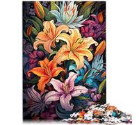 Puzzle 1000 pièces pour Adultes, Puzzle éducatif d'apprentissage Lily, défi d'intelligence cérébrale, Jouets addictifs, 14,96 po x 20,47 po, pour Adolescents de 14 Ans et Plus