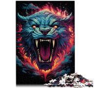 Puzzle 1000 pièces pour Adultes Puzzle éducatif de 26 x 38 cm Animaux bizarres et colorés décoration d'intérieur Unique et Cadeaux pour Adolescents de 14 Ans et Plus