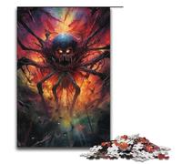 Puzzle 1000 pièces pour Adultes Puzzle en Bois coloré en Forme d'araignée pour Adultes et Enfants Outil Anti-Stress 1000 pièces (38 x 26 cm)
