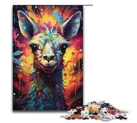 Puzzle 1000 pièces pour Adultes Puzzle en Bois d'alpaga coloré et Fantastique pour Adultes et Enfants Outil Anti-Stress 1000 pièces (38 x 26 cm)