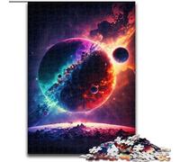 Puzzle 1000 pièces pour Adultes, Puzzle en Bois, Effondrement de planètes, Jeu d'activités familiales pour Adolescents, Décoration d'intérieur DIY, Casse-tête, Cadeau, 1000 pièces(50x75cm)