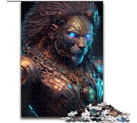 Puzzle 1000 pièces pour Adultes, Puzzle en Bois, Motif Futur Lion, idéal pour décorer Un Bureau, Une Chambre ou Un Salon, 1000 pièces(50x75cm), Cadeau de Noël