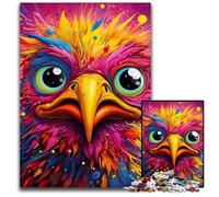 Puzzle 1000 pièces pour Adultes, Puzzle en Bois Motif Oiseau Jaune, idéal pour décorer et stimuler Le Cerveau, 50x75cm / 19,68x29,52 Pouces