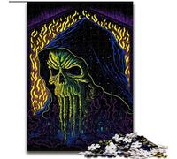 Puzzle 1000 pièces pour Adultes, Puzzle en Carton, Motif Entité de lumière Noire, Taille 26x38cm, décoration DIY, défi cérébral, pour Adultes, Famille, Cadeau de Vacances