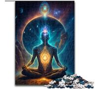 Puzzle 1000 pièces pour Adultes, Puzzle ésotérique Zen, en Carton, pour Une Interaction familiale et Un défi cérébral, 1000 pièces(26x38cm)