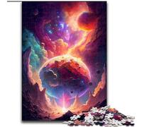 Puzzle 1000 pièces pour Adultes, Puzzle Explosion de planètes en Carton, Casse-tête Stimulant pour Adolescents, soirée de Jeux en Famille Amusante, 1000 pièces(26x38cm)