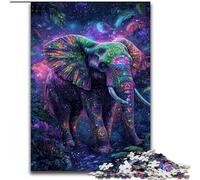 Puzzle 1000 pièces pour Adultes, Puzzle Galaxy Elephant, activité familiale, Cadeau Unique pour Les fêtes et Les Anniversaires, 50x75cm
