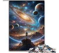 Puzzle 1000 pièces pour Adultes, Puzzle Galaxy Fantasy Planet en Carton, Casse-tête Stimulant pour Adolescents, Jeu interactif Familial Amusant 1000 pièces(26x38cm)