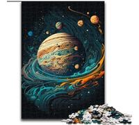 Puzzle 1000 pièces pour Adultes, Puzzle Galaxy Planet en Bois, Cadeau pour Hommes et Femmes, idéal pour Tous Les Jours et Occasions spéciales, 1000 pièces(50x75cm)