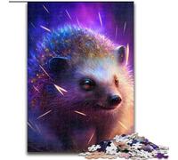 Puzzle 1000 pièces pour Adultes, Puzzle hérisson éclair en Carton, activités Amusantes à la Maison, Cadeau d'anniversaire, Cadeau de Voyage, 1000 pièces(26x38cm)