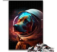 Puzzle 1000 pièces pour Adultes, Puzzle Labrador Retriever de l'espace en Carton, Interaction familiale et défi cérébral, défi d'activité familiale 1000 pièces(26x38cm)