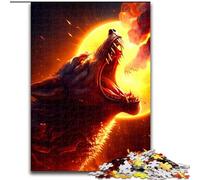 Puzzle 1000 pièces pour Adultes, Puzzle Loup Fantastique en Carton, Jeu Familial interactif, décoration d'intérieur à Faire soi-même, défi cérébral, Cadeau 1000 pièces(26x38cm)