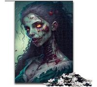 Puzzle 1000 pièces pour Adultes, Puzzle Magique de Femme Morte-Vivante, Jeu de réflexion pour Adolescents, pour Une soirée de Jeux en Famille (Taille : 26x38cm)