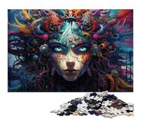 Puzzle 1000 pièces pour Adultes Puzzle Monstre de Mutation Biologique pour Cadeaux Anti-Stress défi Difficile 1000 pièces (38 x 26 cm)