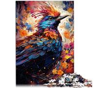 Puzzle 1000 pièces pour Adultes Puzzle Oiseaux sacrés décoration Murale 26x38cm avec Affiche Assortie et fiche de Questions