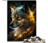 Puzzle 1000 pièces pour Adultes, Puzzle pervers doré en Bois, Jeu Familial interactif, décoration d'intérieur à Faire soi-même, défi cérébral, Cadeau 1000 pièces(50x75cm)