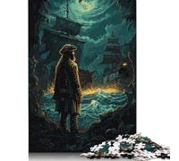 Puzzle 1000 pièces pour Adultes, Puzzle Pirates Grotto, Puzzles en Papier pour Adultes, Jouets de Divertissement Familial, 1000 pièces (75 x 50 cm)