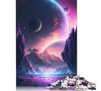Puzzle 1000 pièces pour Adultes, Puzzle planétaire enchanté, Jouet éducatif, décoration familiale (38 x 26 cm)