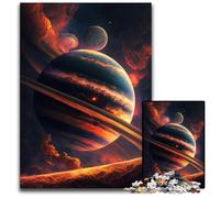 Puzzle 1000 pièces pour Adultes, Puzzle planète géante gazeuse, décoration à Faire soi-même, défi cérébral, pour Adultes, Famille, Cadeau de Vacances 50x75cm/19,68x29,52 Pouces