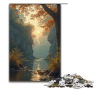 Puzzle 1000 pièces pour Adultes. Puzzle poétique et pittoresque - Jeu Stimulant. Une œuvre d'art adaptée aux Adolescents de 14 Ans et Plus. 1000 pièces (38 x 26 cm).