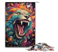 Puzzle 1000 pièces pour Adultes Puzzle psychédélique coloré représentant des bêtes mythiques - Un Jeu Stimulant Une œuvre d'art adaptée aux Adolescents de 14 Ans et Plus 1000 pièces (38 x 26 cm)