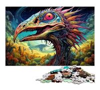 Puzzle 1000 pièces pour Adultes Puzzle ptérosaure Brutal décoration Murale Cadeau d'anniversaire Art Mural 1000 pièces (75 x 50 cm)