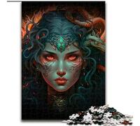 Puzzle 1000 pièces pour Adultes Puzzle Reine du Feu en Carton, Cadeau de Noël, idéal pour Le Bureau, la Chambre, Le Salon, 1000 pièces(26x38cm)