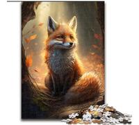 Puzzle 1000 pièces pour Adultes, Puzzle Renard, Un défi créatif pour Les passionnés, pour se détendre (Taille : 50x75cm)