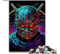 Puzzle 1000 pièces pour Adultes, Puzzle samouraï en Carton, Cadeau pour Hommes et Femmes, idéal pour Les Occasions Quotidiennes et spéciales, 1000 pièces(26x38cm)