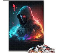 Puzzle 1000 pièces pour Adultes, Puzzle Soldat futuriste en Carton, Divertissement Relaxant, Cadeau de Noël Parfait et décoration d'intérieur 1000 pièces(26x38cm)