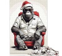 Puzzle 1000 pièces pour Adultes, Puzzle Standard King Kong, décoration de Noël, Jouet éducatif, 1000 pièces (75 x 50 cm)