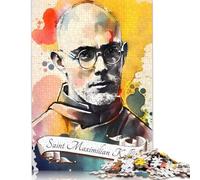 Puzzle 1000 pièces pour Adultes, Puzzle Standard « Saint Maximilien Kolbe », décoration familiale, Jouet éducatif (75 x 50 cm)