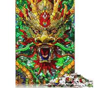 Puzzle 1000 pièces pour Adultes, Puzzle Standard, Type Shenron, Dragon, Tache, décoration familiale, Jouet éducatif, 1000 pièces (38 x 26 cm)