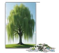 Puzzle 1000 pièces pour Adultes Puzzle Willow Tree Jeu Pratique décoration intérieure Unique et Cadeaux 1000 pièces (38 x 26 cm)