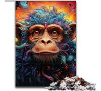 Puzzle 1000 pièces pour Adultes, Puzzles Animaux gorilles, décoration à Faire soi-même, défi cérébral, pour Adultes, Famille, Cadeau de Vacances, Taille 38x26cm