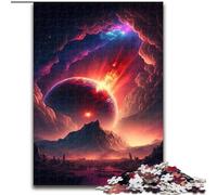 Puzzle 1000 pièces pour Adultes. Puzzles Fantasy Sunset pour Adultes, Taille 26x38cm, pour Les Vacances, Les Anniversaires et Les soirées de Jeux en Famille.