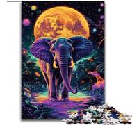 Puzzle 1000 pièces pour Adultes Puzzles Galaxy Elephant pour Adultes, pour s'amuser en Famille Parfait pour Les Vacances et Les soirées de Jeux interactives (Taille 50x75cm)