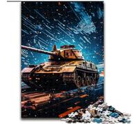 Puzzle 1000 pièces pour Adultes, Puzzles Galaxy Tanks, en Bois, pour Adolescents et familles, Cadeau de Noël idéal, 1000 pièces(50x75cm)