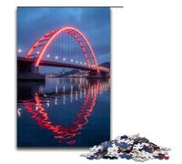 Puzzle 1000 pièces pour Adultes Puzzles Rainbow Bridge pour Adultes Puzzle en Bois Jeu Stimulant 1000 pièces (75 x 50 cm)