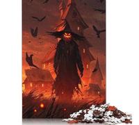 Puzzle 1000 pièces pour Adultes Puzzles tueurs d'halloween pour Adultes à partir de 18 Ans Puzzles en Bois Puzzle - Jeu Stimulant 1000 pièces (75 x 50 cm)