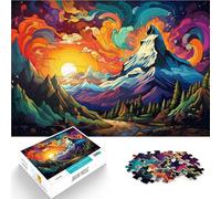 Puzzle 1000 pièces pour Adultes Pyramides mayas Désert Soulagement du Stress 26x38cm Jeu Stimulant et Jeu Familial pour Adolescents à partir de 14 Ans