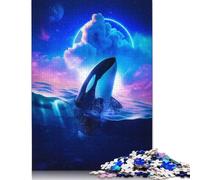 Puzzle 1000 pièces pour Adultes « Que se Passe-t-il au-Dessus de la mer ? » Puzzles pour Adultes et Puzzles en Bois Décoration d'intérieur Cadeaux de Vacances 1000 pièces (75 x 50 cm)