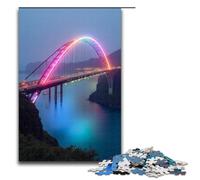 Puzzle 1000 pièces pour Adultes Rainbow Bridge décoration idéale pour Les Adolescents à partir de 14 Ans (1000 pièces 75 x 50 cm)